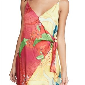 FARM Rio Mixed Pietra Mini Wrap Dress (EUC!)
